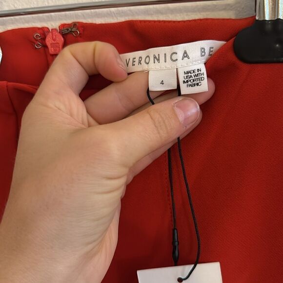 Veronica Beard Honolulu Pant Flame Red Size 4 - Picture 4 of 6